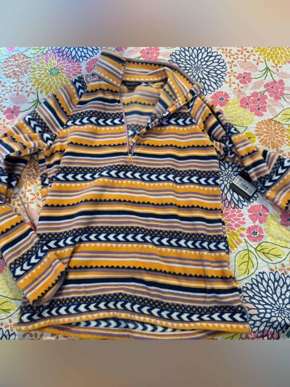 NWT small WOMENS Eddie Bauer quarter zip